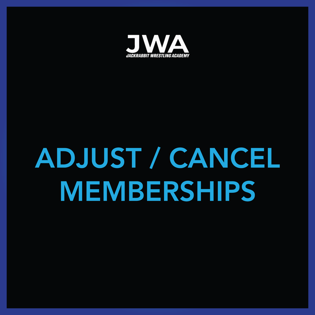 Adjust / Cancel Memberships